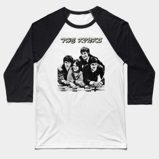 Retro The Kinks Baseball T-Shirt